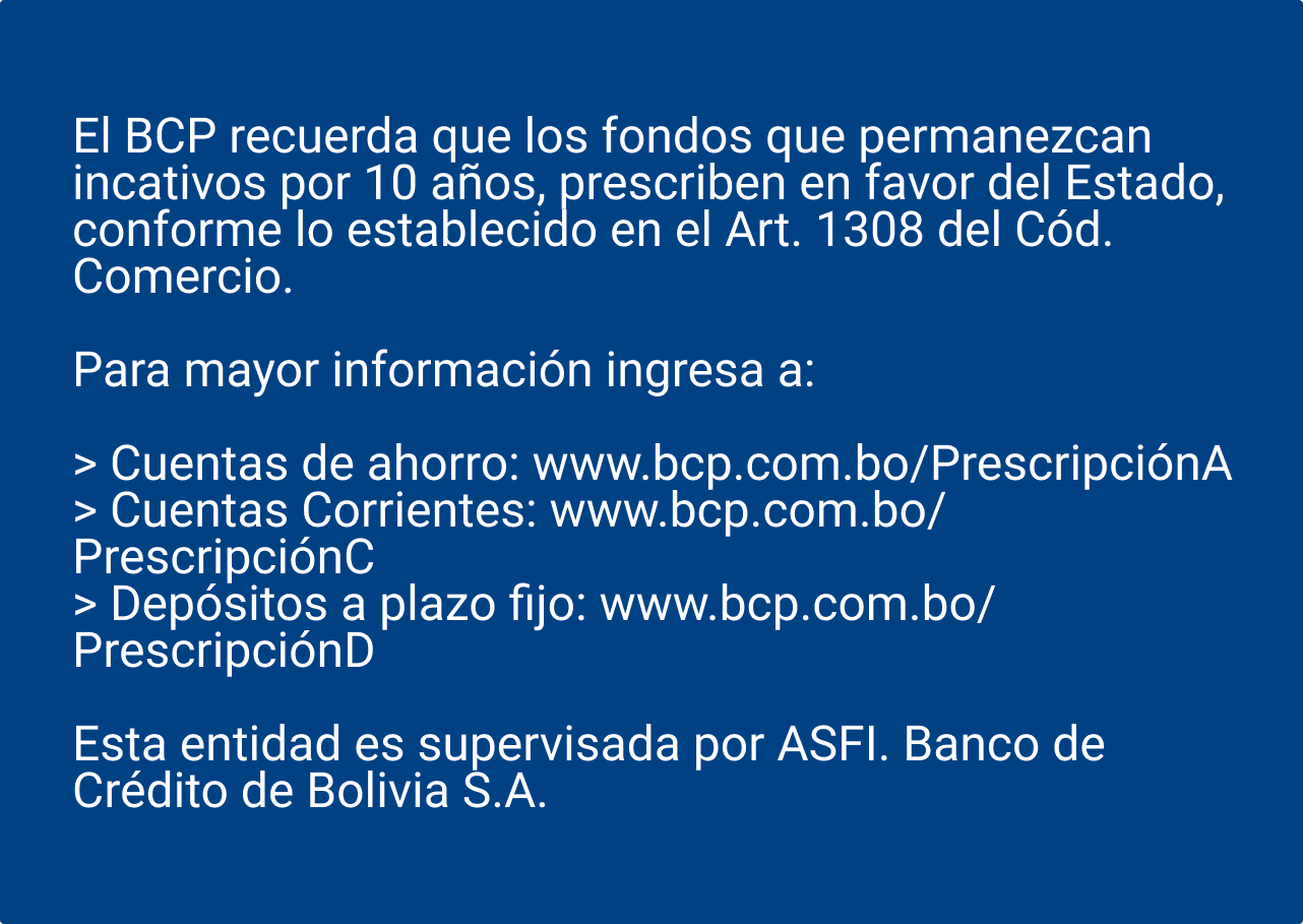 Aviso de suma importancia